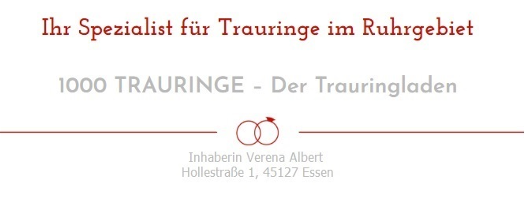 Logo - 1000 TRAURINGE in Essen